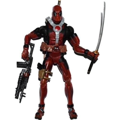 ML Legends Comic Super Hero Deadpool Red Suit 6"Action Figure Loose