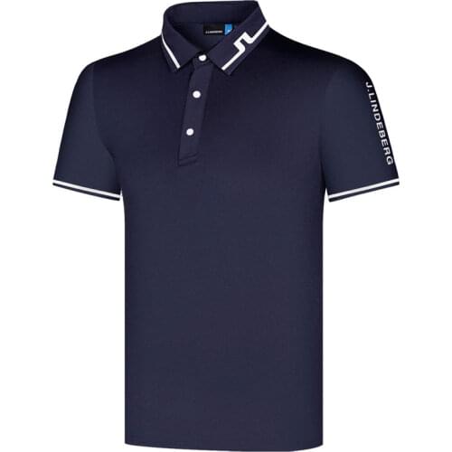 Spring and Autumn Mens Clothes Long Sleeve Golf T-Shirt 3 Colors New Outdoor Casual Quick-Drying Fabric Polo Shirt