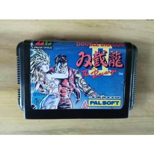 MD Game : DOUBLE DRAGON II 2 The Revenge ( Japan Version!! )