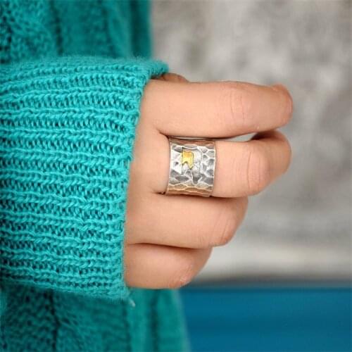 Vintage Ring Cute Bear Mother and Bear Baby Animal Women Rings for Women/Men Jewelry Accessories Party Retro Statement Girl Gift