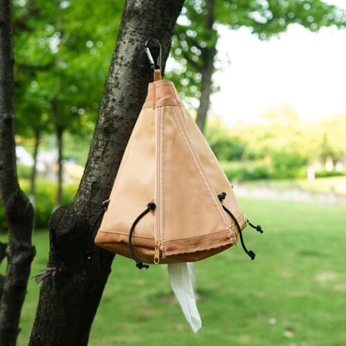 Tissue Box Bag Indoor Outdoor Napkin Holder for Restaurant Living Room Hotel