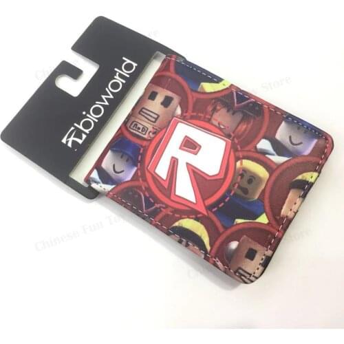 ROBLOX Male PU Leather Wallets Game Cartoon Coin Pocket Credit Business Card Holders Mens Boys and Girls Short Bags Gifts 2021