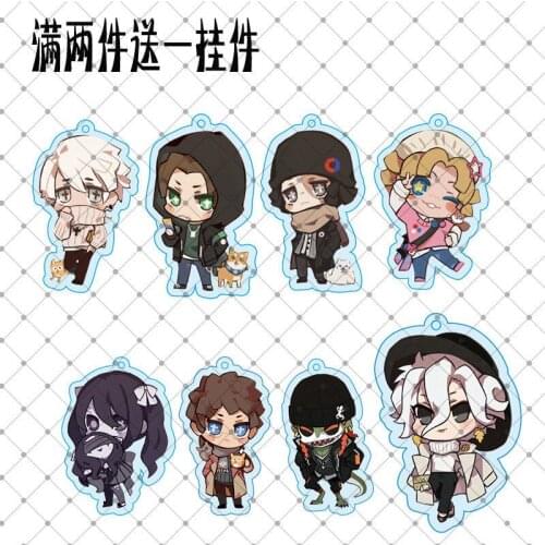 Anime Game Identity V Tracy Reznik Cute Acrylic Keychain Cartoon School Bag Itabag Keyrings Toys Pendant Xmas Gifts Cosplay