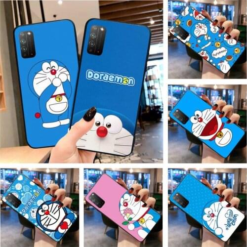 Cartoon Cat Doraemons Phone Case for Huawei Honor 30 20 10 9 8 8x 8c v30 Lite view 7A pro