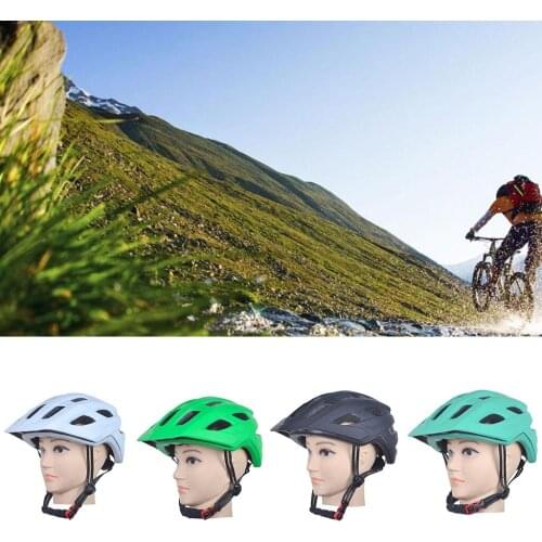 Man MTB Road Bicycle Bike Long brim Helmet Cycling Mountain Adult Outdoor Sports Safety Safe Hat head circumference 55 - 62 cm