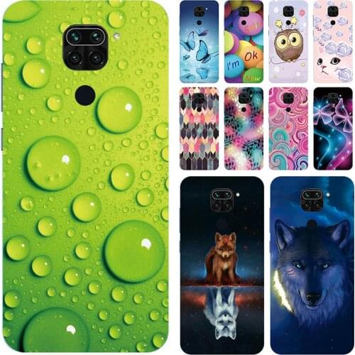 Soft Phone Case For Xiaomi Redmi 10X 4G Cases Panda Funda Colorful Flower Silicone TPU Back Cover Shell