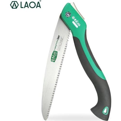 LAOA Camping Foldable Saw Portable Secateurs Gardening Pruner 10 Inch Tree Trimmers Camping Tool for Woodworking Saw Trees