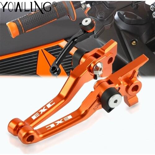 Motorcycle Accessories CNC Aluminum Dirt Bike Handle Folding Brake Clutch Levers For 125 200 250 300 400 450 500 525 530 EXC
