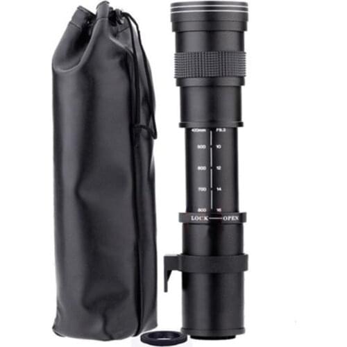 420-800mm F/8.3-16 Telephoto Zoom Lens for Nikon DSLR Camera D5100 D5300 D5200 D7500 D3300 D3400 D3200 D90 D7200 D5600 D3X