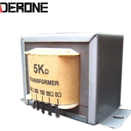 Audio output Transformer 0-8-50-150-300-600ohm 5W 36H for Single-ended Tube Headphone Amplifier
