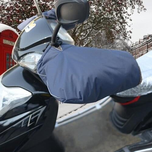 A Pair Waterproof Windproof Motorcycle Grip HandleBar Muff Winter Warmer Thermal Cover Glove Winter Thicken Warmer Cycling Golve
