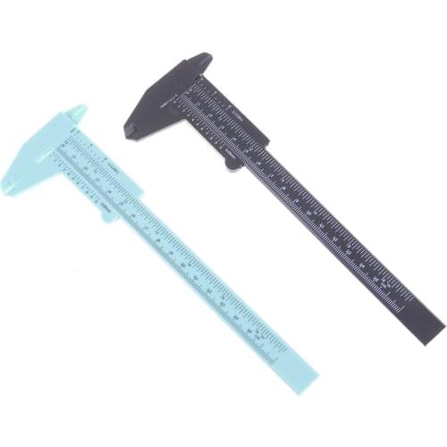 High Quality 6 Inch 150mm Plastic Ruler Sliding Gauge Vernier Caliper Jewelry Measuring