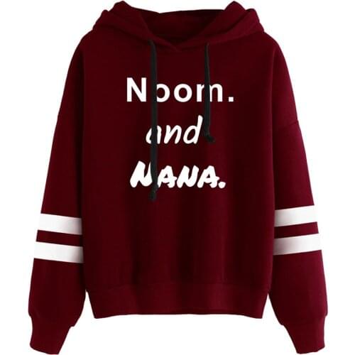 Womens Jaden Hossler Hoodies Girls Casual Streetwea Jxdn Clothes Letter Print Noom And NANA Hoodies Jaden Hossler Sweatshirts