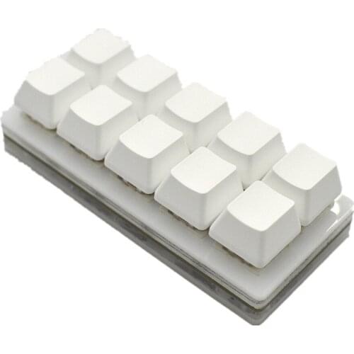 10-Key Plug&Play HID Standard Programmable Mechanical Custom Keyboard Macro keypad With 1.8m Cable for Windows Linux Android