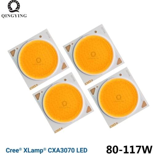 10pcs-20pcs Cree CXA3070 COB High Power LED Chip 80W-117W 36V 2-2.5A Intergrated LED Array COB Warm White 3000K Easy White 4000K