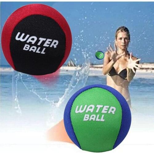 2pcs Water Bouncy Ball Toy Fun Solid Floating Bouncing Ball Durable Floating Swimming Games Bouncing Water Pool Accessories