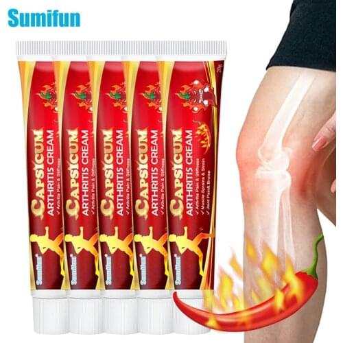 5PCS Sumifun Hot Capsicum Arthritis Cream For Rheumatoid Arthritis joint Knee Pain Relief Chinese Medicine Ointment Pepper Cream