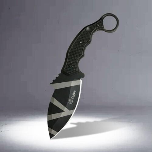 58HRC Knife CS GO Counter Strike Tactical Claw Karambit Knife Outdoor Tool Survival Camping Hunting Tactical Knife
