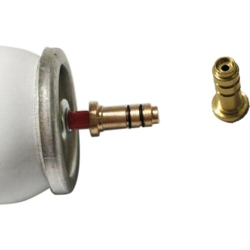 8pcs/Lot Reusable Butane Gas Refill Brass Copper Nozzle Lighter Adapters For Dun-hills Dress/Rollagas Gas Connector Wholesale