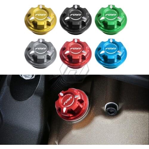 For Yamaha YZF-R6 R6 1999-2021 Motorcycle Engine Oil Cap Bolt Screw Filler Cover