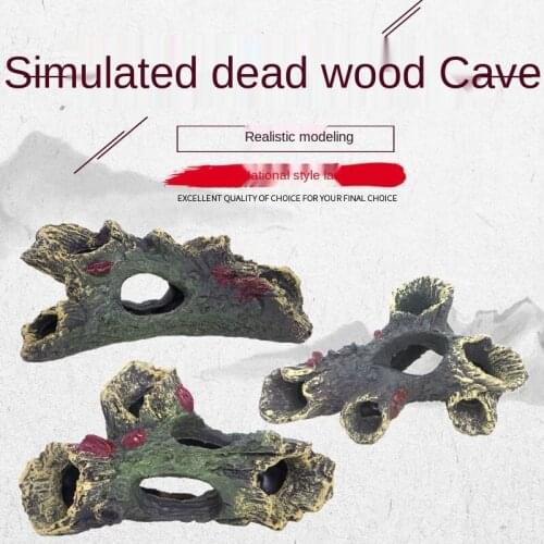 Exquisite Fish Tank Landscape Amphibian Crawler Decoration Tree Head Aquarium Landscape Submerged Wood Fish Tank