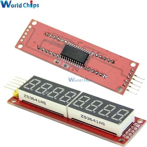 MAX7219 8 Digit LED Display 7 Segment Digital Tube SPI Control Module For Arduino Raspberry Pi For 5V 3.3V Microcontrollers