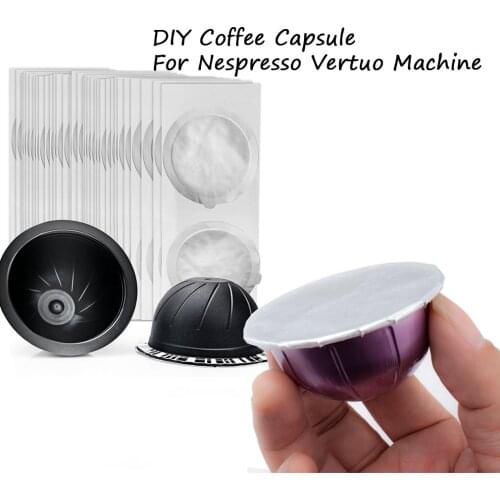 For Nespresso Vertuo Plus Coffee Capsule 62mm High Quality Coffee Capsule Lids Durable Refillable Capsules Pods Stickers Lid Hot