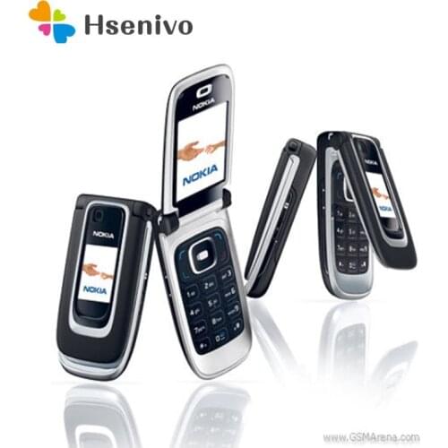 Nokia 6131 refurbished-Original Nokia 6131 Phone 2G GSM Unlocked Flip Phone English Arabic Hebrew Russian Keyboard Free shipping