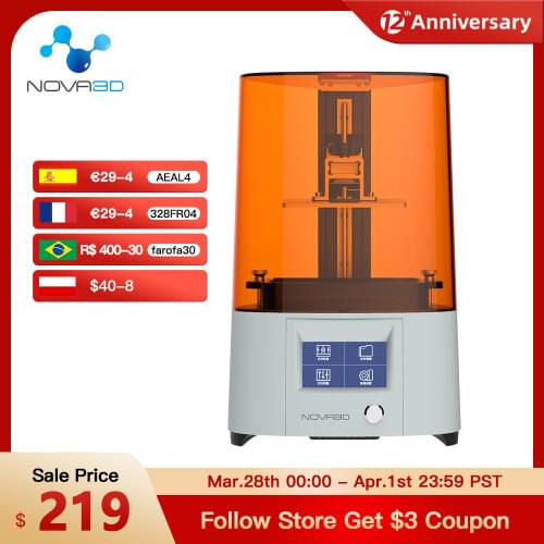3d drucker NOVA3D Upgrade 3d Printer Elfin2 Mono SE 6' 2K Monochrome Faster Printing 405nm 3d Print Kit LCD UV Curing Printers