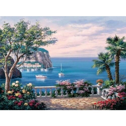 Single Canvas Painting Landscape Art for Office Decoration Handpainted No Frame Original Quality
