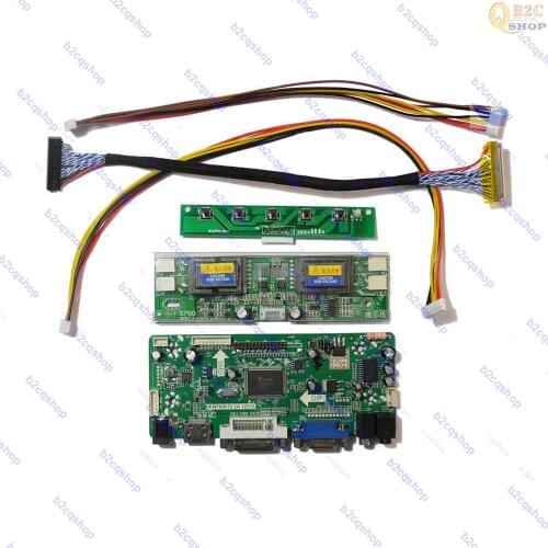 NT68676 ( HDMI + DVI + VGA ) LCD Driver controller Board Monitor Kit for MT190AW01 V.2 V2 Panel 1440X900