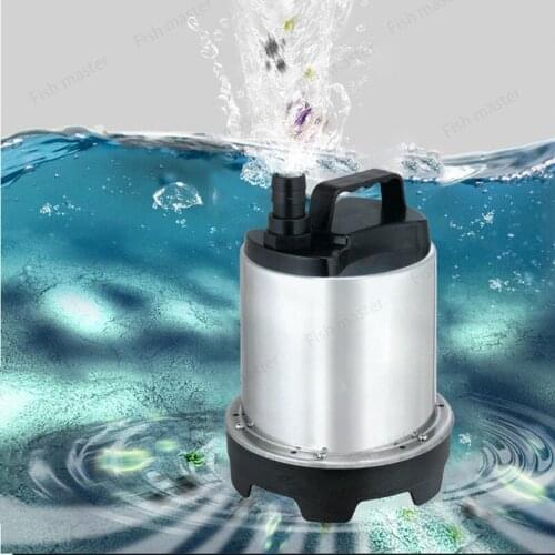 Stainless steel low water level submersible pump water pump water curtain wall bottom suction pump fish tank water pump