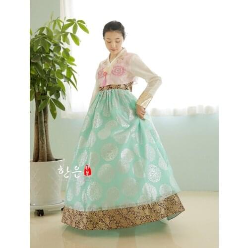Hanbok Dress Fine Hanbok Korean Fashion Clothing Korea Imported Fabric Improved Hanbok Stage
