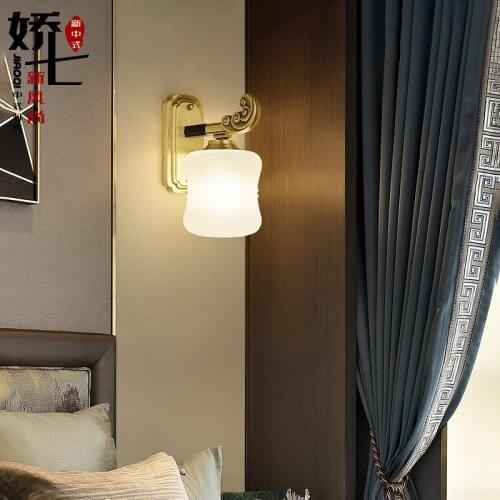 Nordic led glass ball bathroom light wall light led wall light cabecero de cama lampada camera bedroom living room lamp