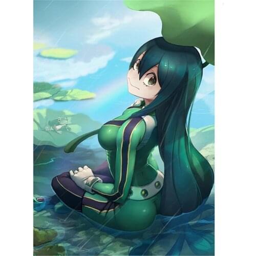 My Hero Academia Printed Water-Soluble Canvas 11CT Cross Stitch Kit DIY Embroidery DMC Threads Craft Handmade Decor