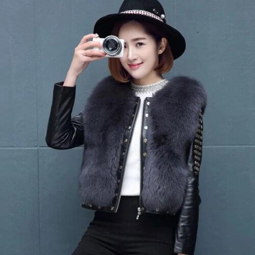 100% Natural Fox Fur Winter Woman Coats 2019 Fashion Genuine Fur Coats Women Real Fox Fur Coat Warm