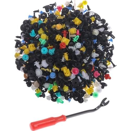 1000Pcs 30 kinds Universal Mixed Auto Bumper Clips Retainer Car Fastener Rivet Door Panel Liner for All Car