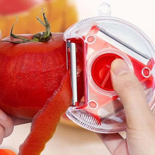 2021 Magic Trio Peeler Set Grater Shredder Tomato Potato Tools Fruit and Vegetable Peelers Stainless Steel Kitchen Accessories