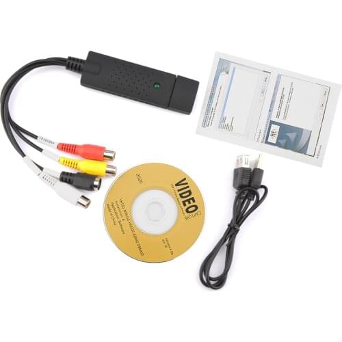 USB 2.0 to RCA Cable Adapter Converter Audio Video Capture Card Adapter PC Cables For TV DVD VHS Capture