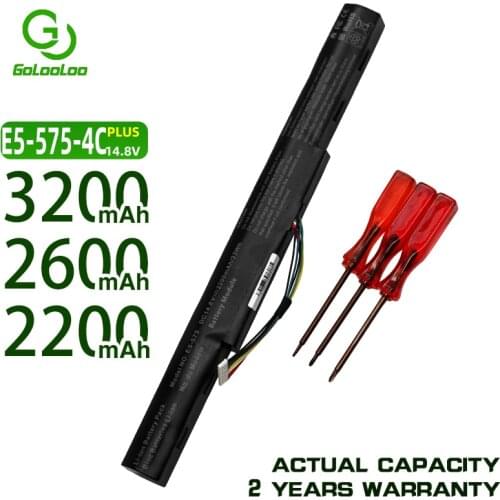 Golooloo Laptop Battery AS16A5K AS16A7K AS16A8K for Acer Aspire E15 E5-475G 523G 553G 573G 575G 774G E5-575 E5-575-59QB Series
