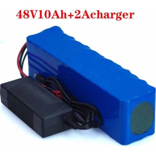 FTJLDC 48V 10ah 13s3p High Power 18650 Battery Electric Vehicle Electric Motorcycle DIY Battery BMS Protection+2A Charger