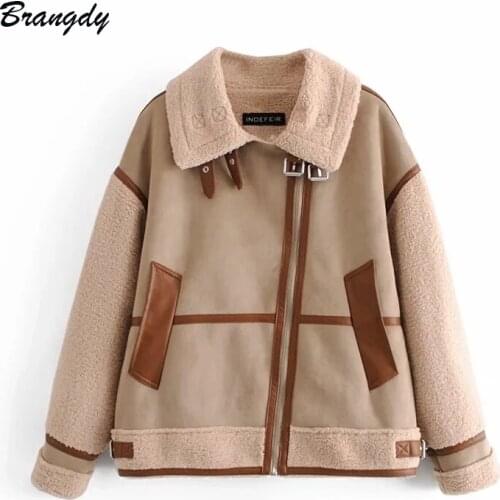 Brangdy Women's Suede Jackets