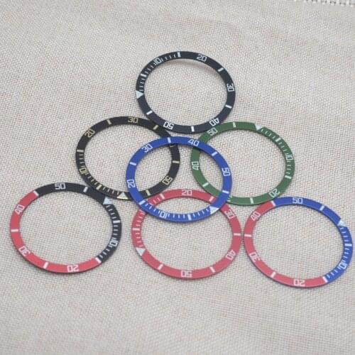 38mm Black/GOLD/Blue Aluminum Bezel Insert For SKX SPRD Sub Divers Mens Watches Replace Watchmaker repair watch dial parts