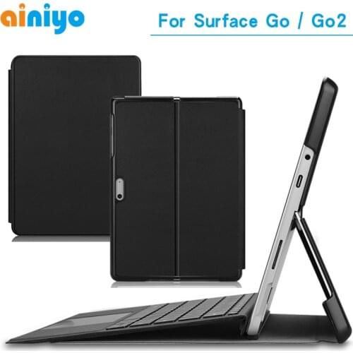 For Microsoft Surface Go 10 inch Stand Cover Shell Can Hold Keyboard Surface Case for Surface Go 2 Go2 + film touch pen