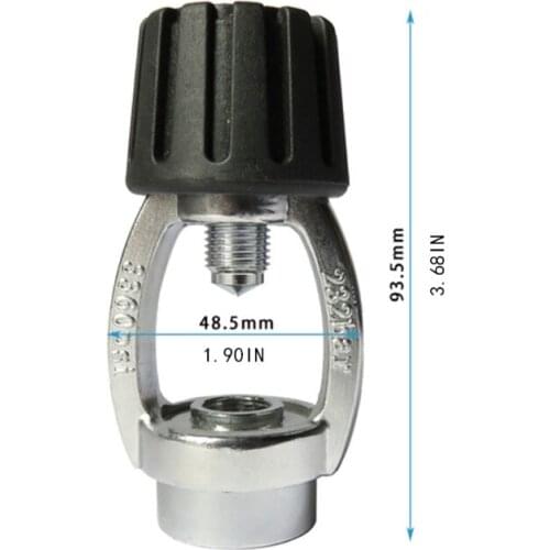 Diving First Stage D2Y1 Adapter Quick Joint Connector for Diving Tank Inflatable E56D