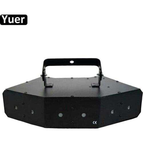 DJ Laser Light Disco Party Lighting Show 350MW RGB 3IN1 6 Eyes Laser Projector Music Control Mini LED Beam Wash Effect Light