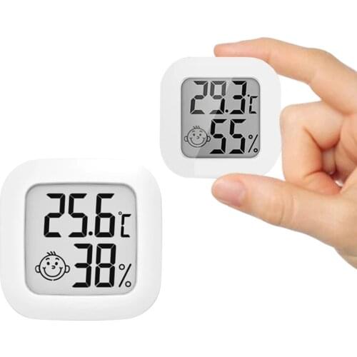 Mini Indoor Thermometer LCD Digital Temperature Room Hygrometer Gauge Sensor Humidity Meter Indoor Thermometer Temperature