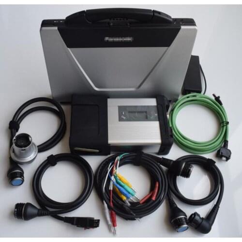 Mb Sd c5 CF52 Connect Star Diagnosis with Laptop Toughbook CF-52 Software Super Ssd for 12v 24v Full Set Ready to Use