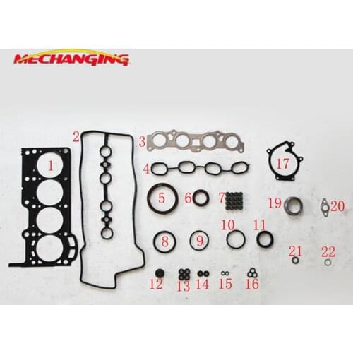 Customized LOGO FOR DAIHATSU SIRION (M3_) TERIOS (J2_) 1.5 3SZVE METAL Full Set Overhaul package Engine Gasket 50322500