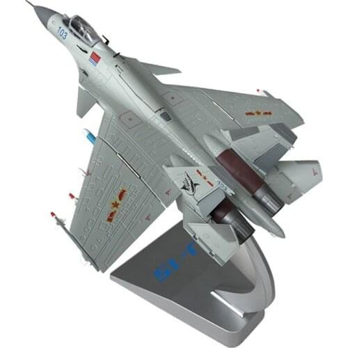 1/72 Scale Alloy Aircraft Chinese Air Force J-15 Carrier Based Plane Fighter J15 Model Toys Gift for Collection Decoration
